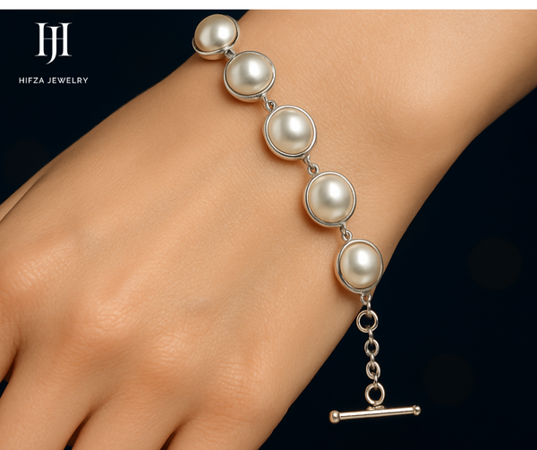 Sterling Silver Gemstone Bracelet Set – Lapis Lazuli, Malachite, Pearl, K₂ Jasper & Cubic Zirconia