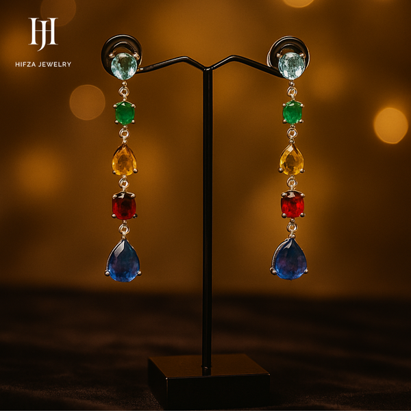 Elegant Gemstone Earrings – Timeless Style & Natural Beauty